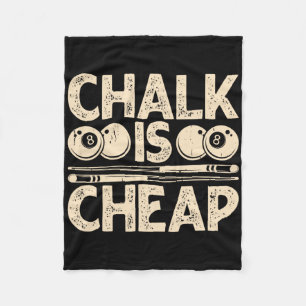 Chalk Is Cheap Fleece Blanket