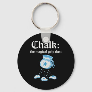 Chalk Magical Grip Dust Wizard Climbing Artwork Keychain