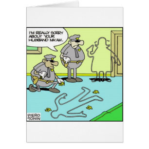 Chalk Outline Funny Police Gifts & Collectibles