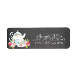 Chalkboard Aquarelle Florale Fête des mariées de t