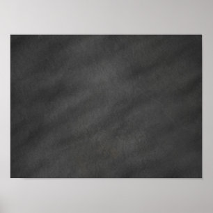 Chalkboard Background Grey Black Chalk Board Blank Poster
