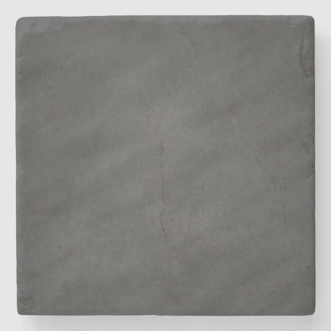 Chalkboard Background Grey Black Chalk Board Blank Stone Coaster (Front)