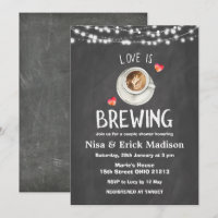 Chalkboard Beer Bridal Shower Love is Brewing 