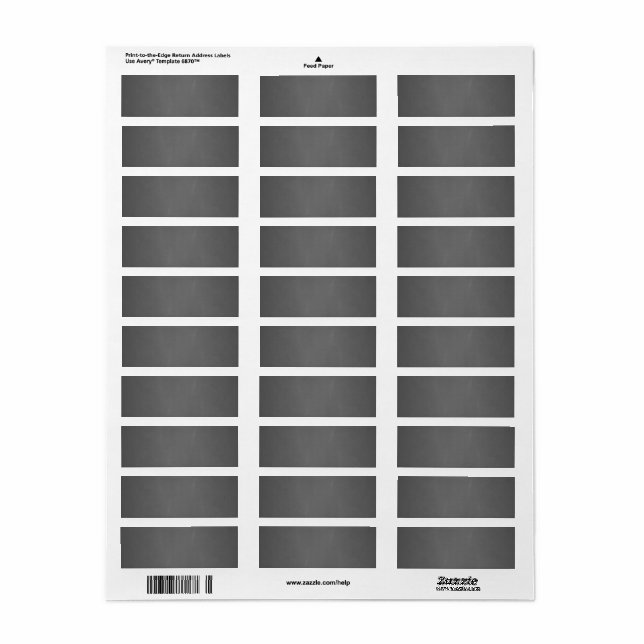 Chalkboard Blank Custom (Full Sheet)