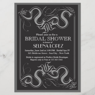 Chalkboard Bridal Shower invitations