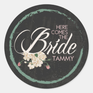 Chalkboard Bridal Sticker