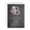 Chalkboard Bride's Veil Monogram Bridal Shower