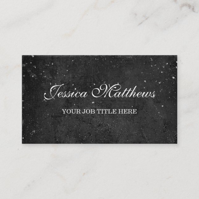 Chalkboard Business Card - Personalize (Front)