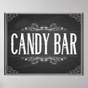 Chalkboard Candy Bar Print for wedding or party