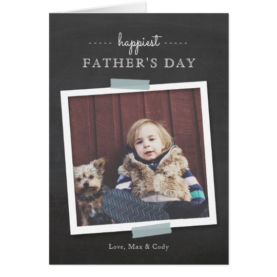 Chalkboard Cheer Father's Day Card