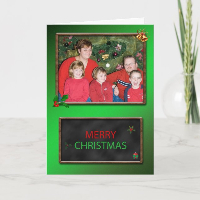 Chalkboard Christmas card (Front)