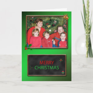 Chalkboard Christmas card
