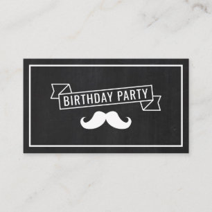Chalkboard Circus Poster, Kid's Birthday Party Enclosure Card
