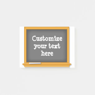 Chalkboard, Customize your text Post-it Notes