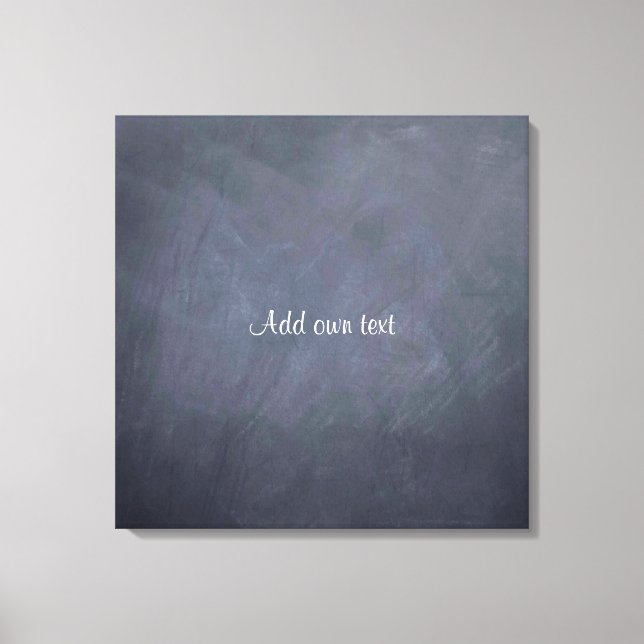 Chalkboard Customized Canvas Print (Front)