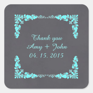 Chalkboard damask favour tags save the date deco3