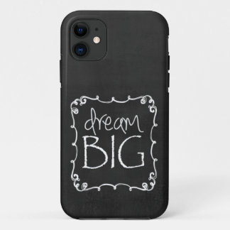 Chalkboard Design DREAM BIG Custom iPhone 5 S Case