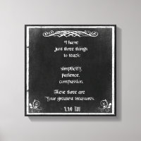 Chalkboard Design with Lao Tzu Inspirational Quote