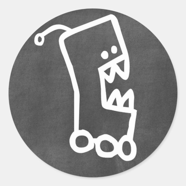 chalkboard doodle stickers (Front)