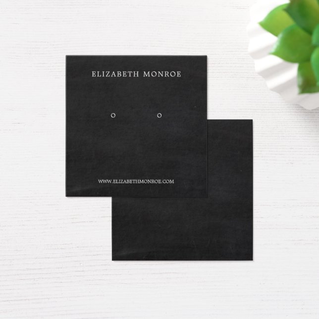 Chalkboard Effect Earring Holder, Jewellery Displa (Desk)