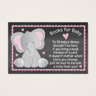Chalkboard Elephant Baby Girl Shower Apportez un l