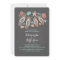 Chalkboard flip flops beach bridal shower invite