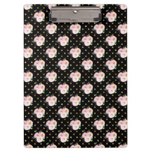 Chalkboard Floral Clipboard