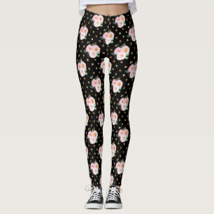 Chalkboard Floral Leggings
