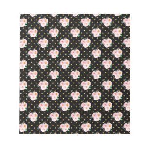 Chalkboard Floral Notepad
