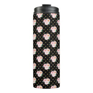 Chalkboard Floral Thermal Tumbler