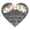 Chalkboard Floral Wreath Wedding