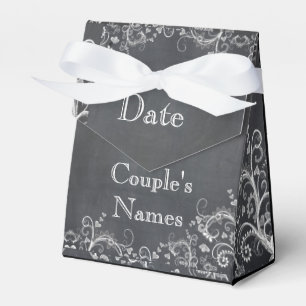 Chalkboard Gay Lesbian Wedding Ceremony Favours Favor Box