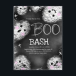 Chalkboard Ghost Boo Costume Halloween Birthday   Postcard<br><div class="desc">Cool Party Invitations with illustrated chalkboard ghost</div>