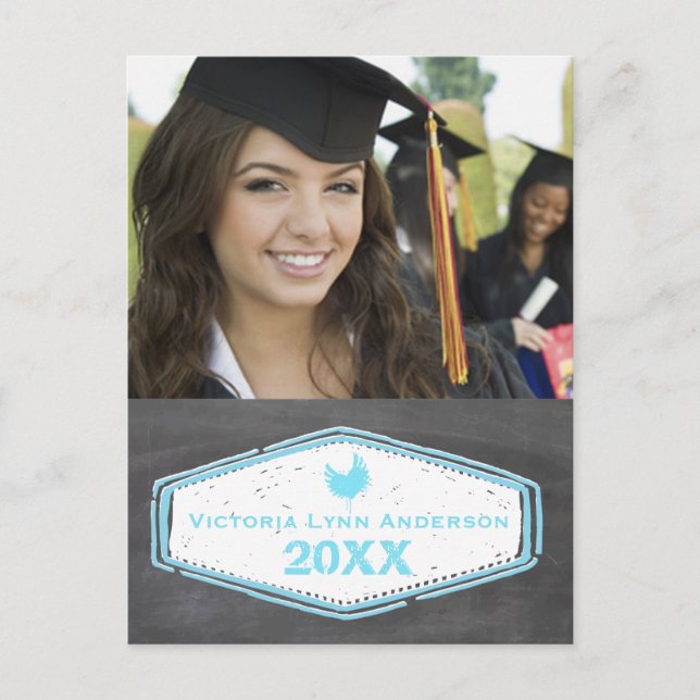 Chalkboard Graduation Invitations (Front)