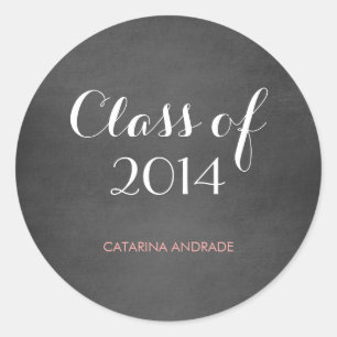 Chalkboard Graduation Seals Modern Calligraphy