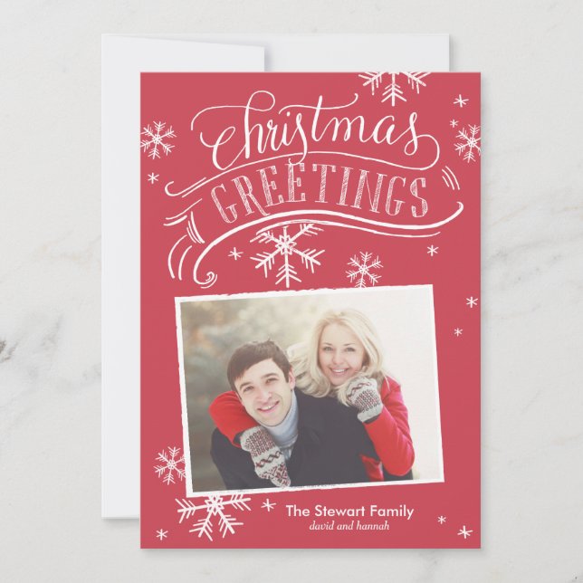 Chalkboard Greetings Collection Invitation (Front)