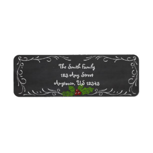Chalkboard Happy Holidays