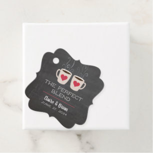 Chalkboard Illustrated Perfect Blend Favour Tag