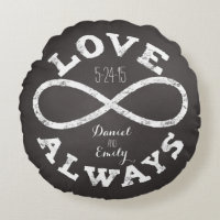 Chalkboard Infinity Love Wedding Date and Names