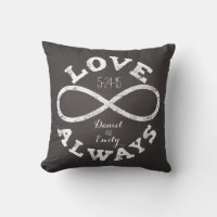 Chalkboard Infinity Love Wedding Date and Names