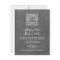 Chalkboard Inspired Monogram Wedding Invite