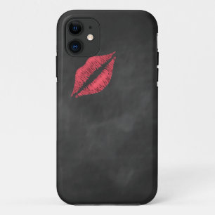 Chalkboard Kiss iPhone 5 Case-Mate ID iPhone 11 Case