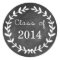 Chalkboard Laurel Graduation Envelope Seal