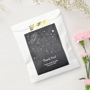 Chalkboard Little Space Explorer Baby Shower  Favour Bag