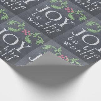 Chalkboard Look Christmas Gift Wrap