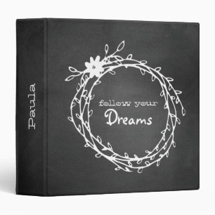 Chalkboard Look Life Planner Binder