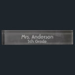"Chalkboard Look" Personalized Nameplate<br><div class="desc">"Chalkboard Look" Personalized Nameplate makes a great gift for any teacher! You can pick the font and font colour.</div>