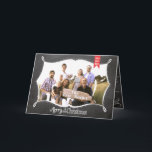 Chalkboard Merry Christmas Family Photo Card<br><div class="desc">Chalkboard Typography Christmas Photo Card  Christmas Photo Card</div>