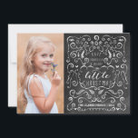 CHALKBOARD | MERRY LITTLE CHRISTMAS PHOTO CARD<br><div class="desc">CHIC FOLIAGE | MERRY LITTLE CHRISTMAS PHOTO CARD</div>