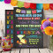 Chalkboard Mexican Fiesta Rehearsal Dinner